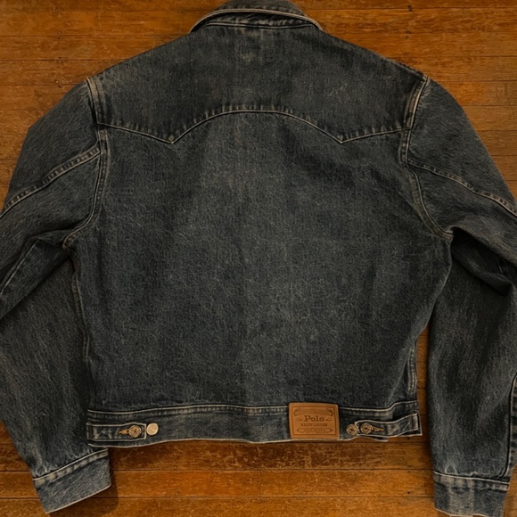 VTG Polo Ralph Lauren Western denim jacket Large - Picture 3 of 5
